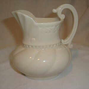 Lenox Cream Pitcher Vintage Colonial Collection Ivory Blue Stamp EUC